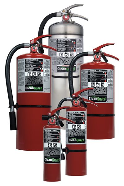 Ansul fire clearance extinguisher