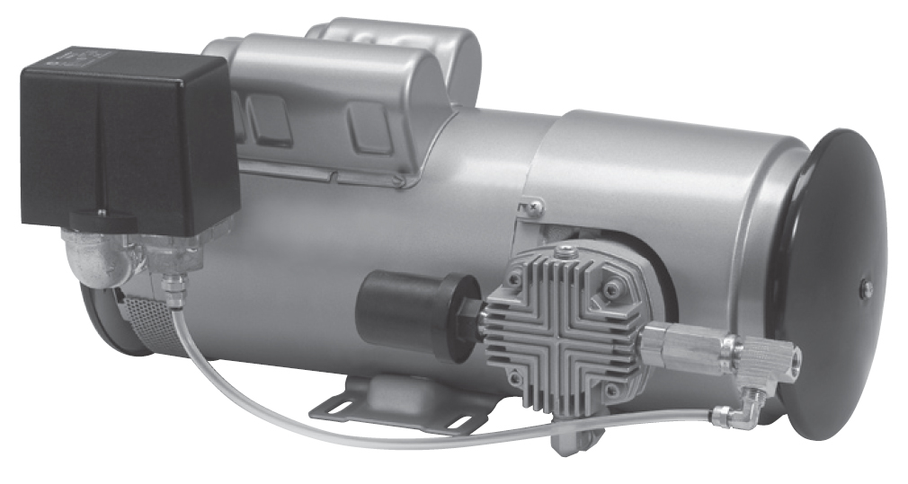 GAST UL Listed Oilless Piston Air Compressors for Dry Sprinkler