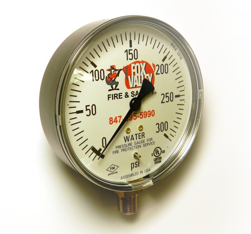 Fire Protection Sprinkler Gauges Fox Valley Fire & Safety