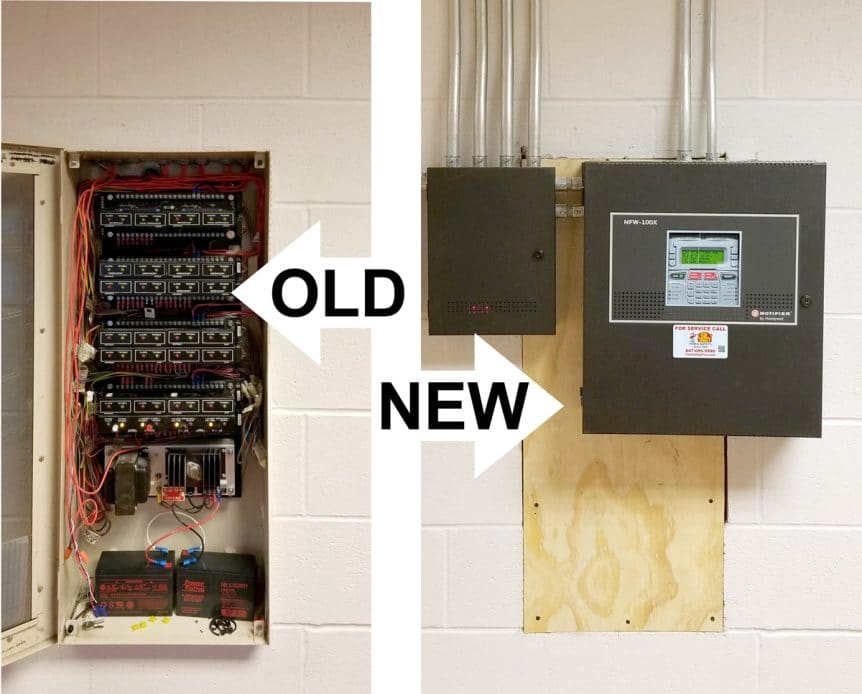 Fire Alarm System Update - Old - New